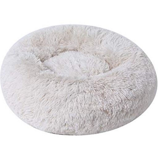 BinetGo Faux Fur Cushion Dog Bed