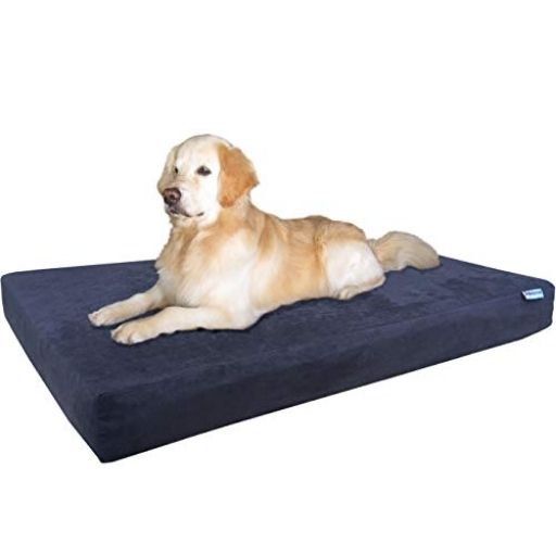 Dogbed4less Memory Foam Waterproof Dog Bed