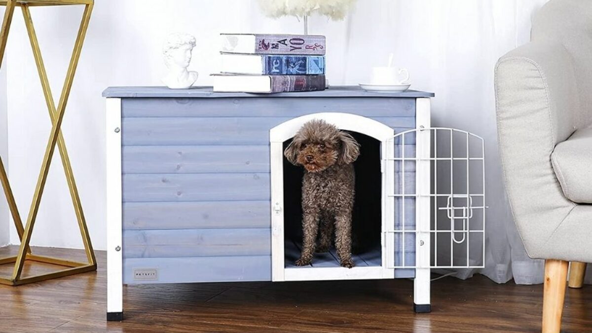 Wooden Furniture End Table and Pet Crate New 
